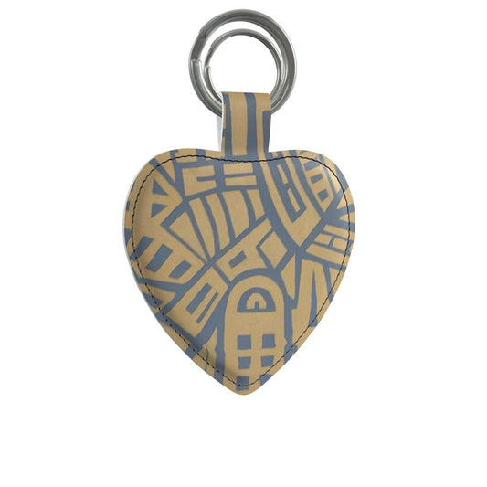 Heart Keyring- African Design