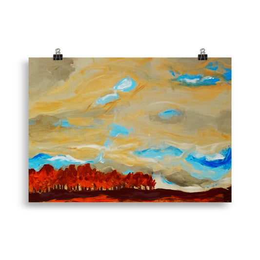 Poster- Delaware Beautiful Sky- Poster