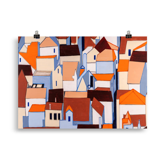 Poster- Lisbon Rooftops