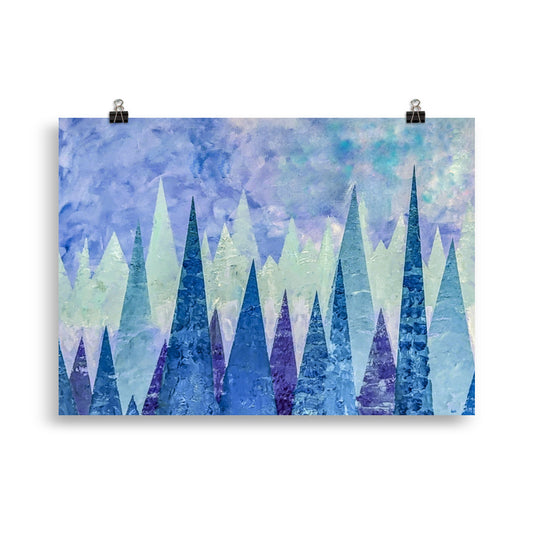 Poster- Sierra Mountains