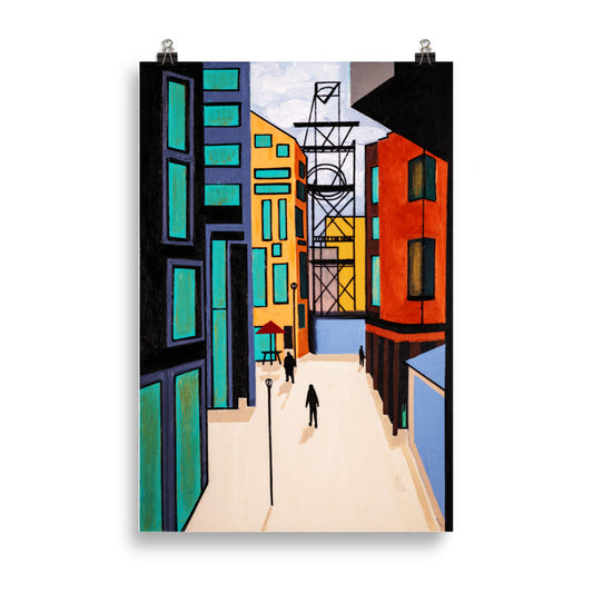 Poster- Modern London Street
