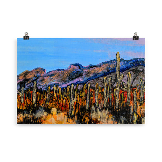 Poster- Arizona Desert Afternoon