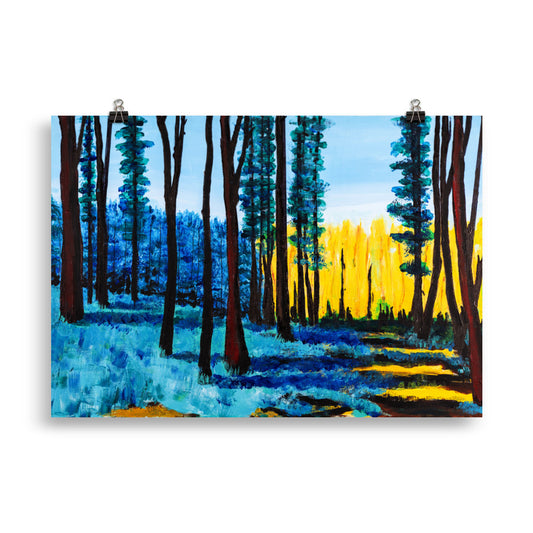 Poster- Early Spring in Tahoe