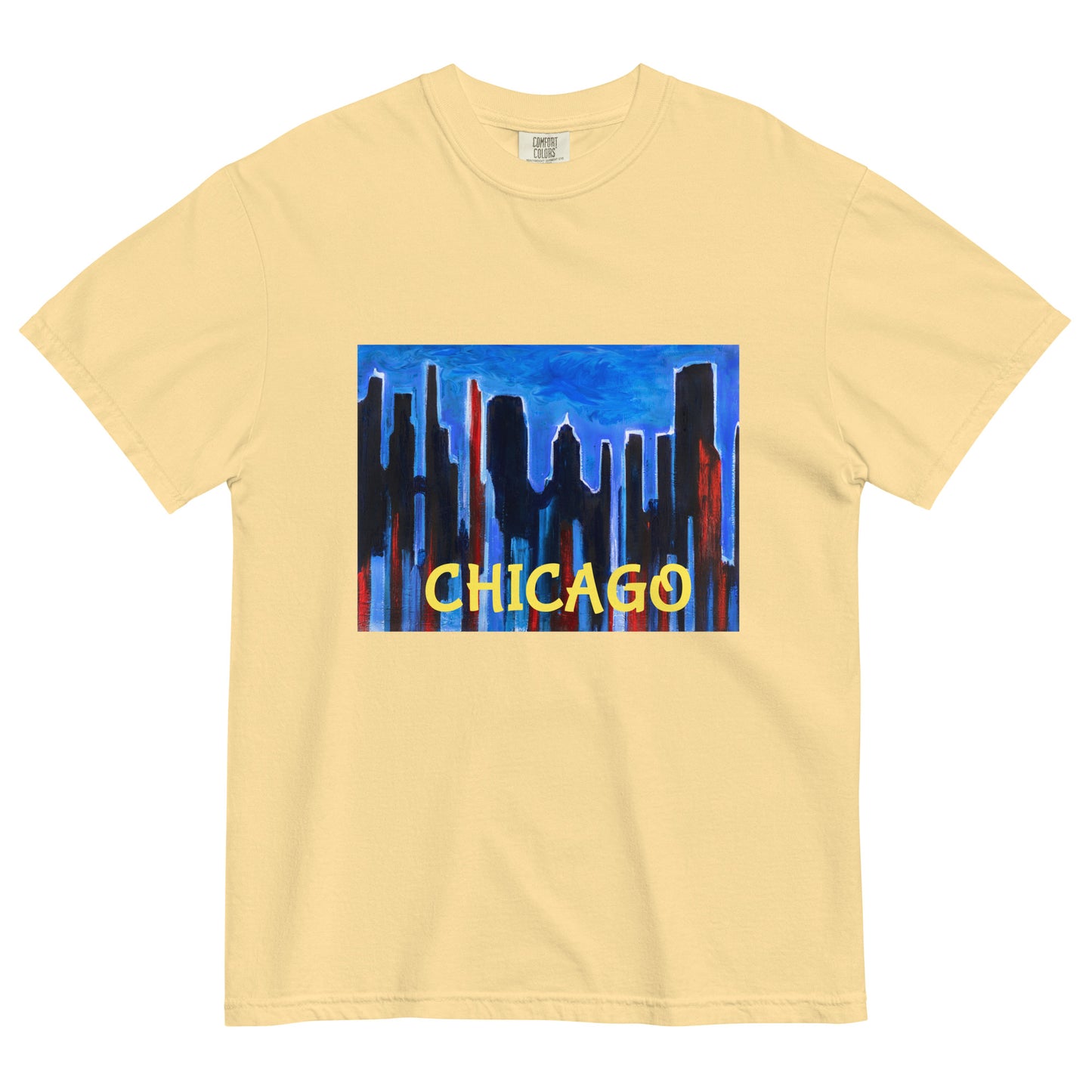Unisex garment-dyed heavyweight t-shirt